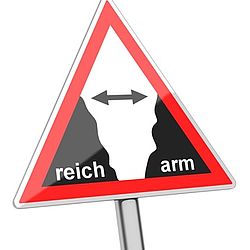 Grafik "Graben zwischen Arm und Reich"